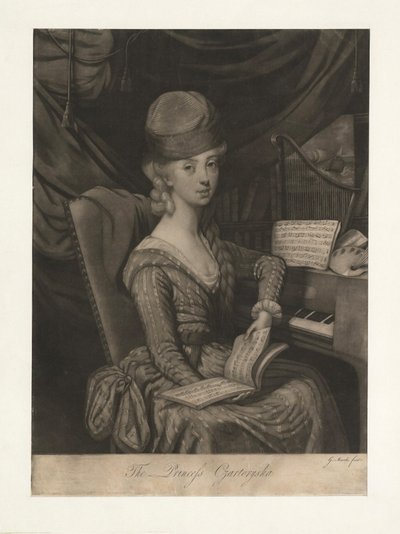 Portrait de la princesse Izabela Czartoryska née comtesse Fleming 1746-1835, 1777 - Giuseppe Filippo Liberati Marchi