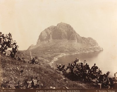 Vue de Capo Zafferano depuis Solunto, Palerme - Giuseppe Incorpora