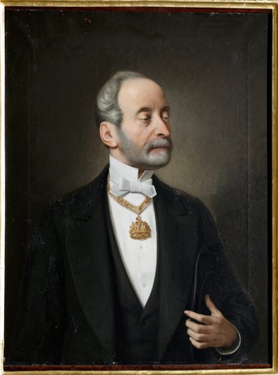 Portrait de Raffaele de Ferrari, duc de Galliera (1803-1876) Peinture de Giuseppe Isola (1808-1893) 1876 Gênes, Musei di Strada Nuova - Giuseppe Isola