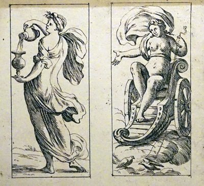 Cartes de tarot du XVIIe siècle par Giuseppe Maria Mitelli - Giuseppe Maria Mitelli