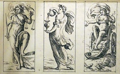 Cartes de tarot du XVIIe siècle par Giuseppe Maria Mitelli - Giuseppe Maria Mitelli
