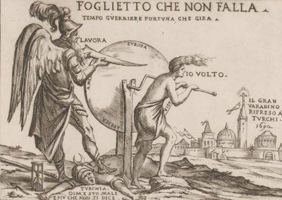 Allégorie relative aux fortunes des Turcs, vers 1692 - Giuseppe Maria Mitelli