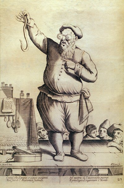 MÉTIERS ITINÉRANTS - LE CHARLATAN - Giuseppe Maria Mitelli