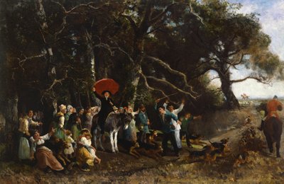 Sermon interrompu - Giuseppe Palizzi