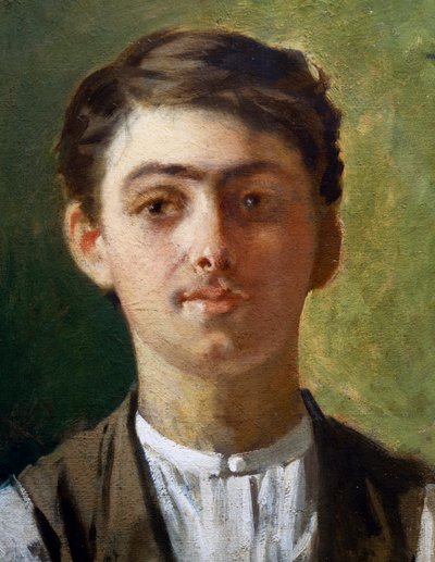 Autoportrait en jeune homme - Giuseppe Pellizza da Volpedo