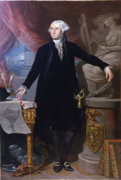 Portrait de George Washington. - Giuseppe Perovani