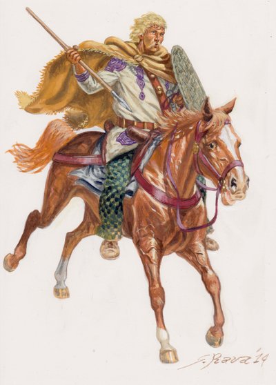 Bagaudae à cheval - Giuseppe Rava