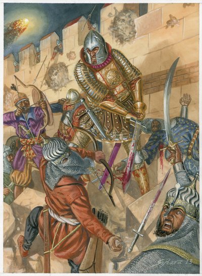 Mort de Constantin XI Paléologue et chute de Constantinople - Giuseppe Rava