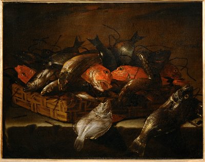 Nature morte avec poissons ... - Giuseppe Recco