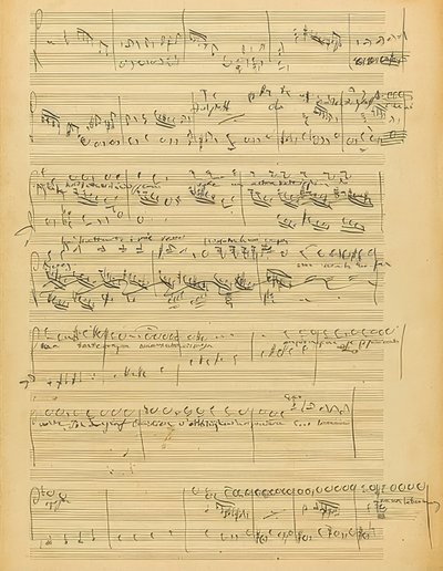 Autographe : Falstaff, opéra en trois actes - Giuseppe Verdi
