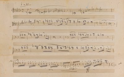 Manuscrit : Opéra Otello - Giuseppe Verdi