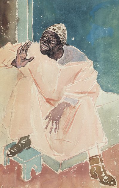 Marocain assis, 1936 - Glyn Warren Philpot