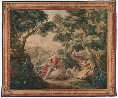 Apollon et le serpent Python de la série des Métamorphoses d
