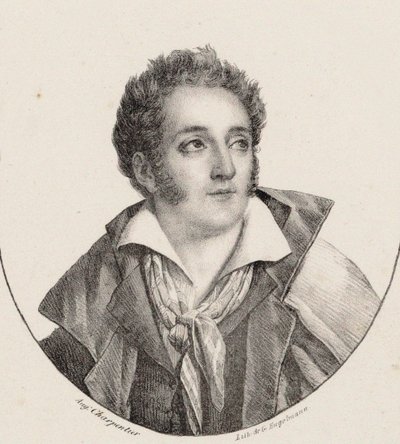 Portrait du compositeur François Charles Mansui 1785-1847 - Godefroy Engelmann