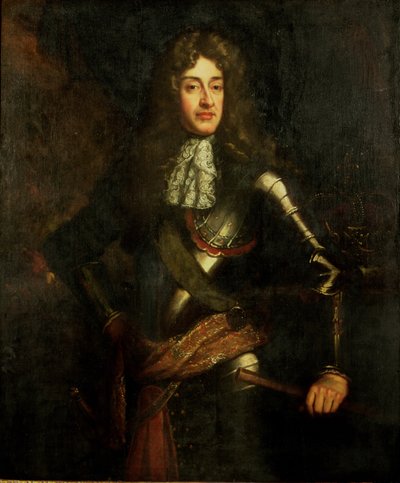 Portrait du roi Jacques II - Godfrey Kneller