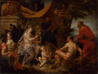 Le concours entre Apollon et Pan, vers 1690 - Godfried Maes