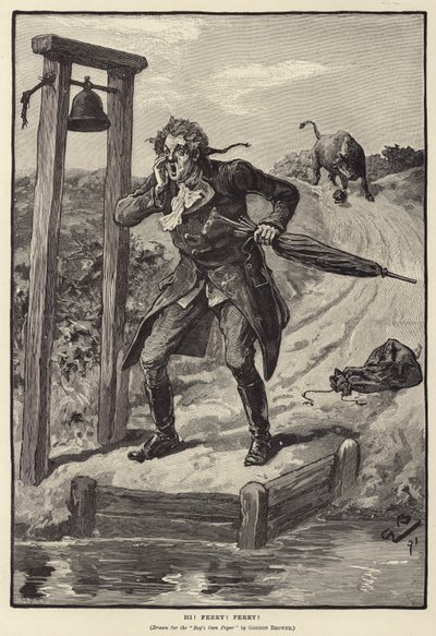 Hi! Ferry! Ferry! - Gordon Frederick (after) Browne