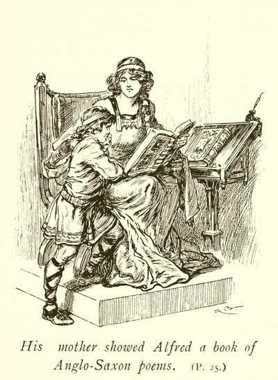 Alfred apprenant à lire - Gordon Frederick Browne