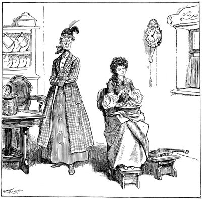 Elle a appris à éplucher les oignons sans pleurer, 1906 - Gordon Frederick Browne