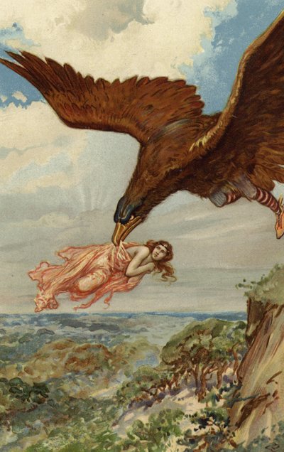 Thjassi, le géant, dans son plumage d