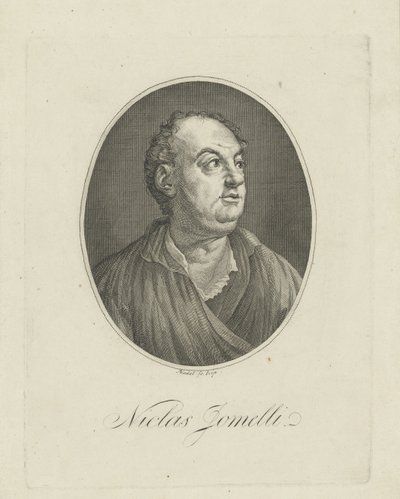 Portrait du compositeur Niccolò Jommelli 1714-1774 - Gottlieb Friedrich Riedel