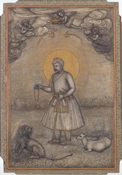 Portrait du vieil Akbar, vers 1640-1650 - Govardhan