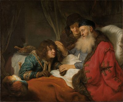 Isaac bénissant Jacob - Govert Flinck
