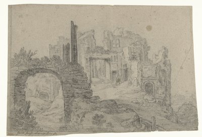 Ruine sur une colline - Govert Jansz.