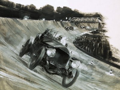 Course automobile non identifiée - Graham Coton
