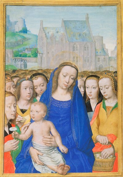 Vierge et Enfant avec des saintes femmes - Gerard David