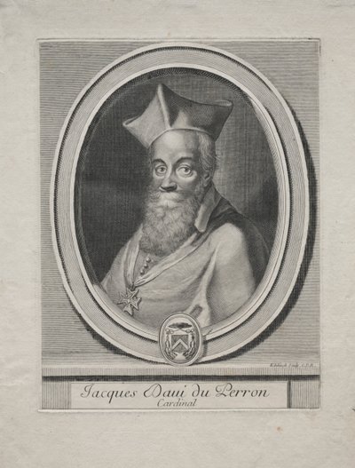 Cardinal Jacques Davey Duperron - Gérard Edelinck