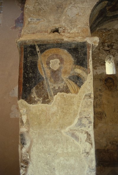 Fresques défigurées dans l