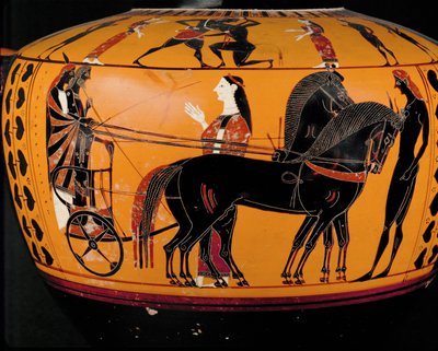 Départ du guerrier en aurige ... - Greek Greek