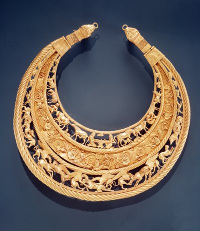 Pectoral en forme de croissant de Tolstaya Mogila - Greek School