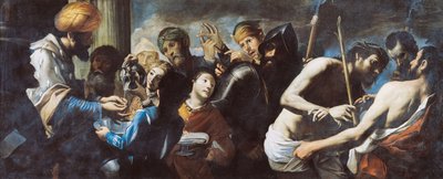 Pilate se lave les mains, Christ devant Pilate, vers 1640 - Gregorio Preti
