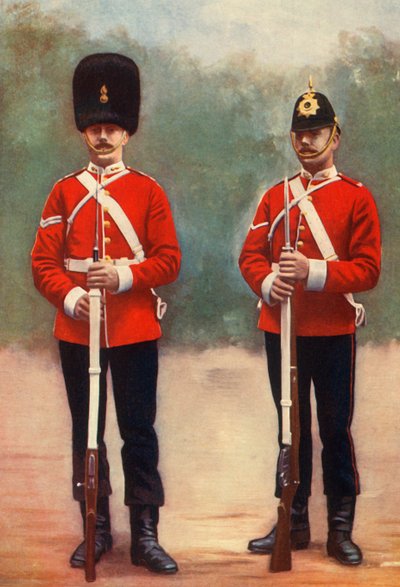 Caporal des Northumberland Fusiliers et caporal-lance des Durham Light Infantry, 1901 - Gregory and Co