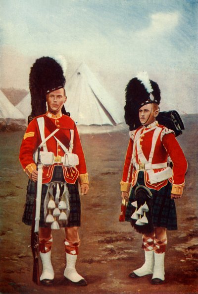 Sergent et clairon, 1er Argyle et Sutherland Highlanders, 1900 - Gregory and Co