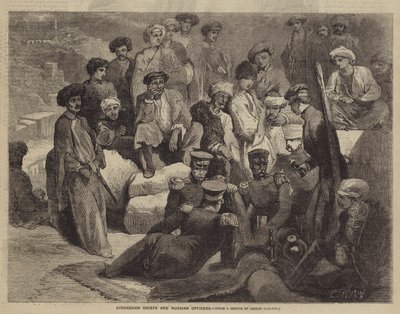 Chefs circassiens et officiers russes - Grigori Grigorevich Gagarin
