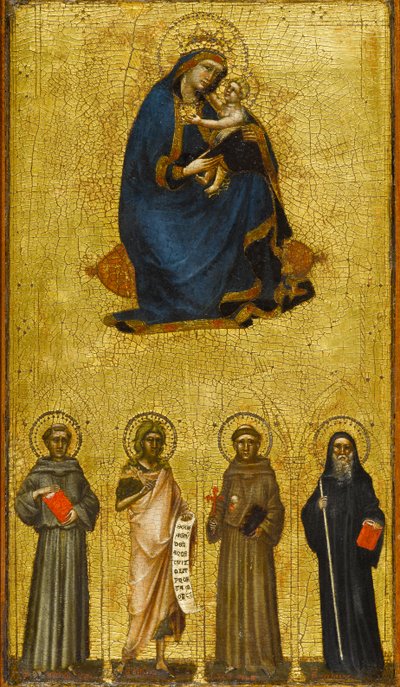 Madone et Enfant avec des saints, vers 1360 - Guariento di Arpo
