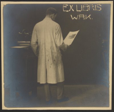 [Plaque de livre pour W.A.K.] - Günther Krampf