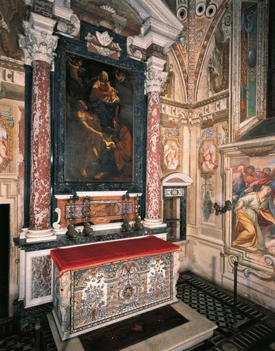 Madone et Enfant avec Saints Pierre et Paul - Guercino