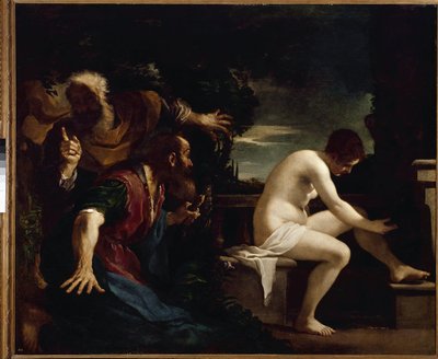 Suzanne et les vieillards - Guercino