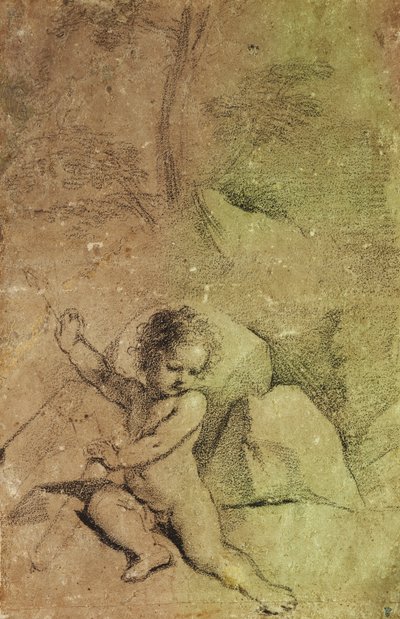 Cupidon tirant une flèche d