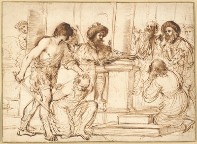 Damon et Pythias - Guercino