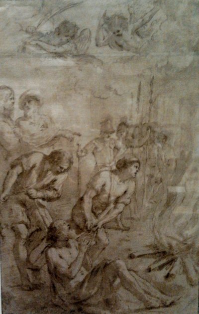 Martyre de saint Barnabé. - Guercino