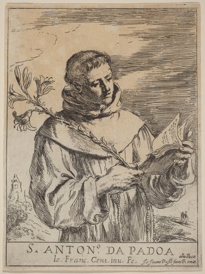 Saint Antoine de Padoue - Guercino