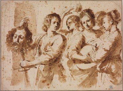 Le triomphe de David - Guercino
