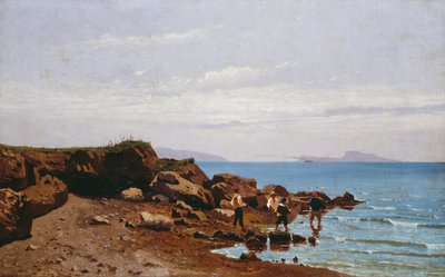Pêcheurs sur la côte napolitaine, avec l