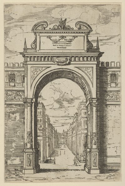 Arc de triomphe surmonté d