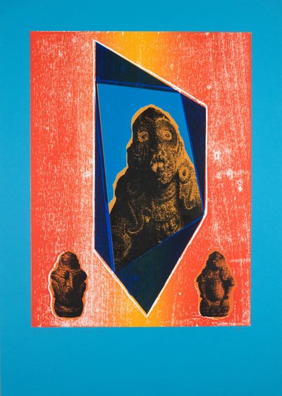 Chambre invisible N°9, Bleu, 2019 - Guilherme Pontes